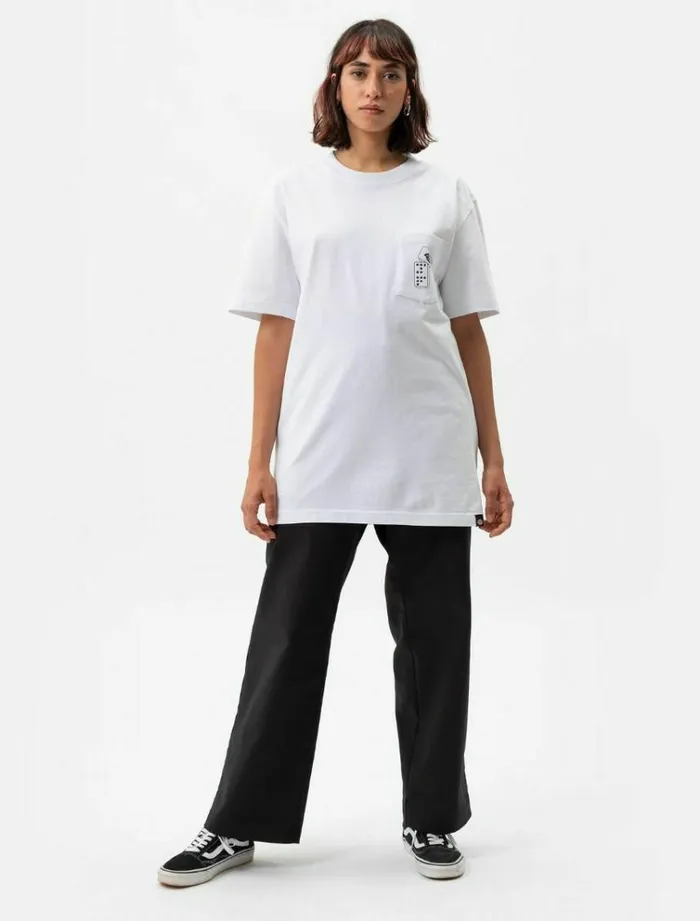 Women TShirts and Tops Dickies Jamie Foy Graphic TShirt White
