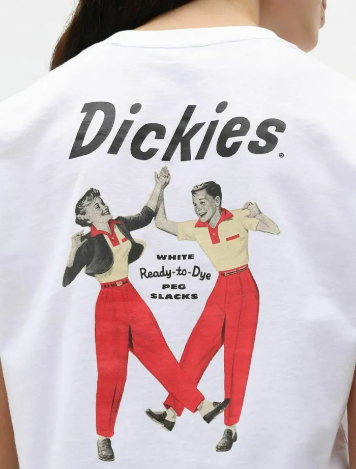 Women TShirts and Tops Dickies Kelliher TShirt White