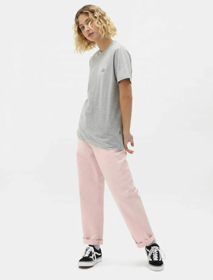Women TShirts and Tops Dickies Mapleton TShirt Grey Melange