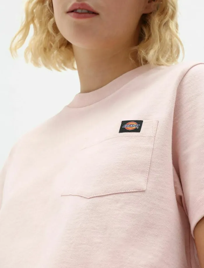 Women TShirts and Tops Dickies Porterdale Crop TShirt Light Pk