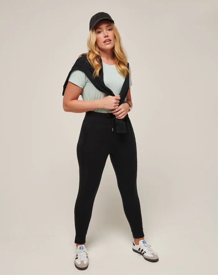 Women Tees TravisMathew CLOUD JERSEY TEE Ether