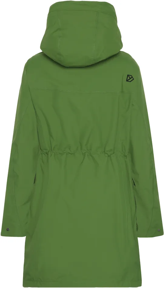 Women Thelma Parka Velvet Green Didriksons Spring Jackets