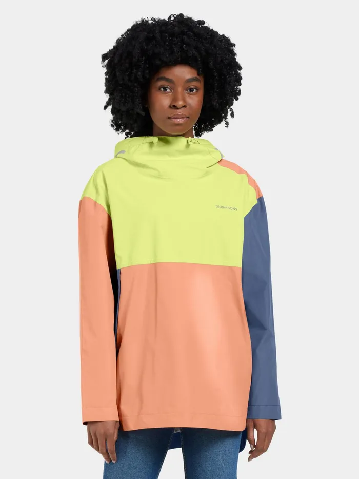 Women Thyra Jacket Truebluegreenpink Didriksons Spring Jackets