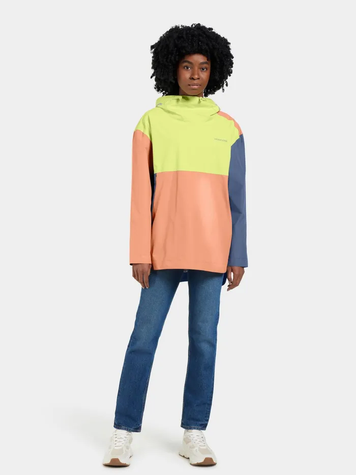 Women Thyra Jacket Truebluegreenpink Didriksons Spring Jackets