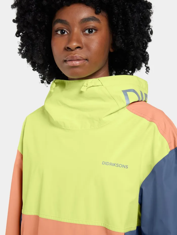 Women Thyra Jacket Truebluegreenpink Didriksons Spring Jackets