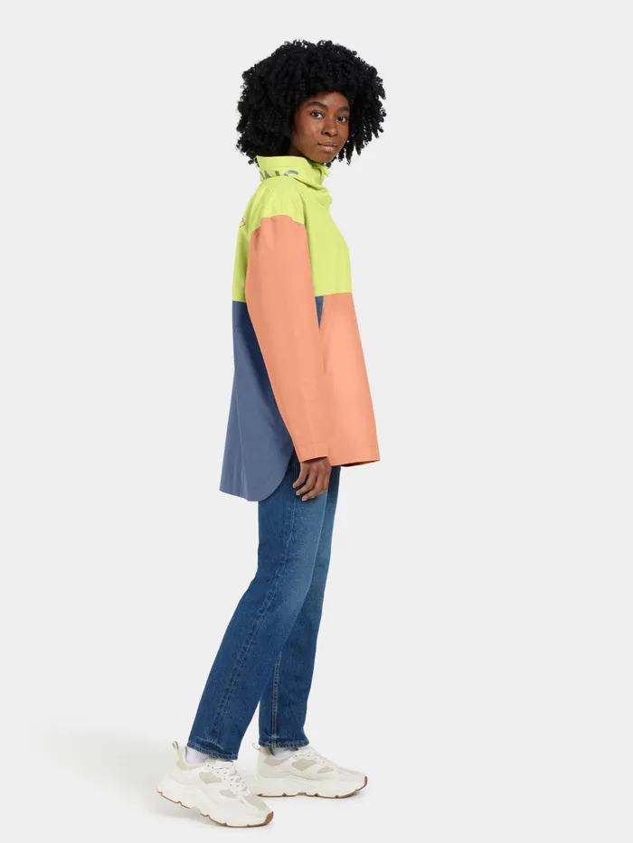 Women Thyra Jacket Truebluegreenpink Didriksons Spring Jackets