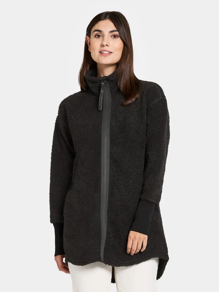Women Tola FullZip Black Didriksons Spring Jackets