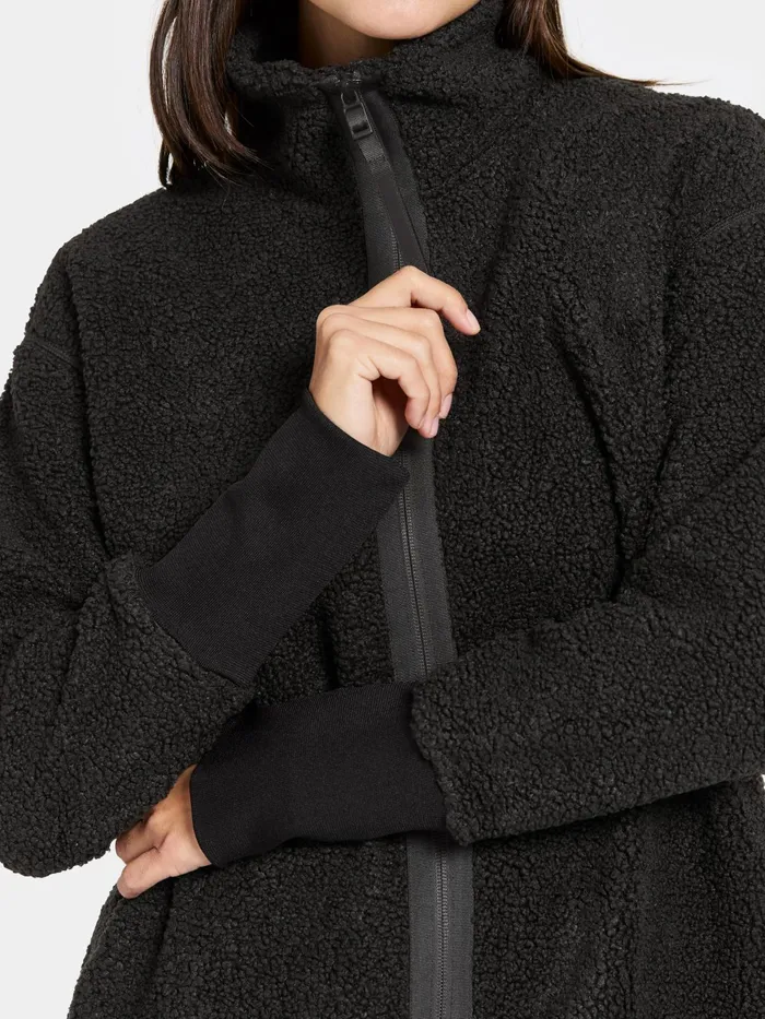 Women Tola FullZip Black Didriksons Spring Jackets