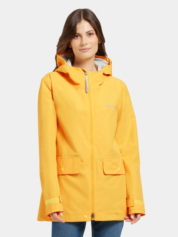 Women Tone Parka Warm Yellow Didriksons Spring Jackets