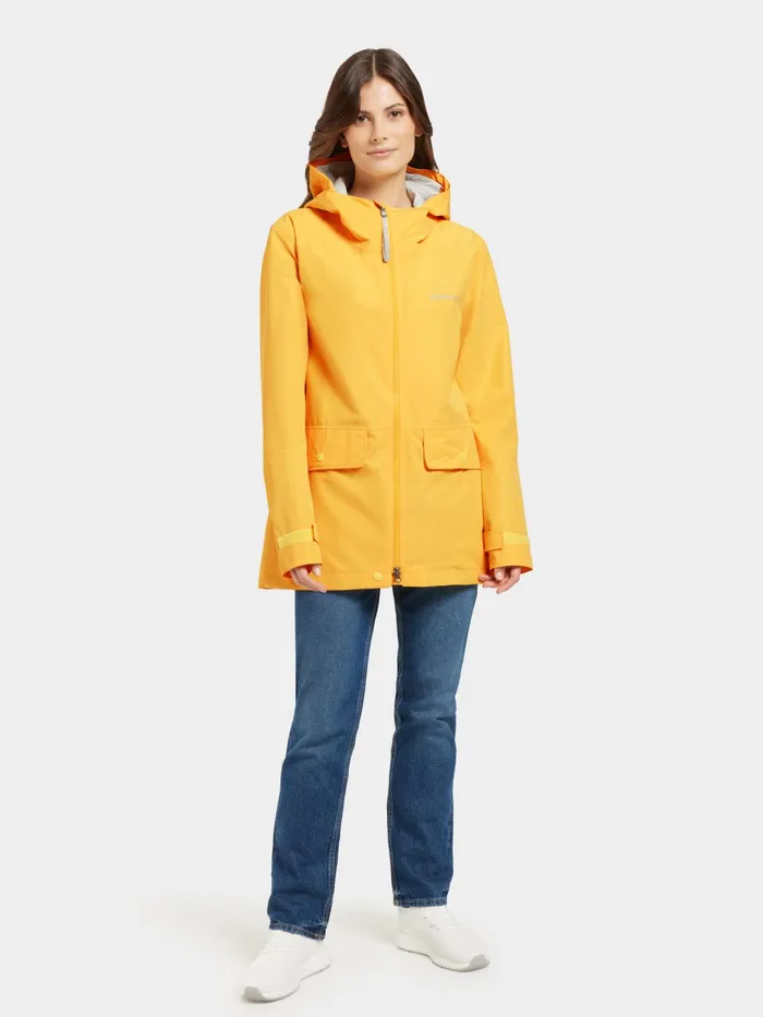 Women Tone Parka Warm Yellow Didriksons Spring Jackets