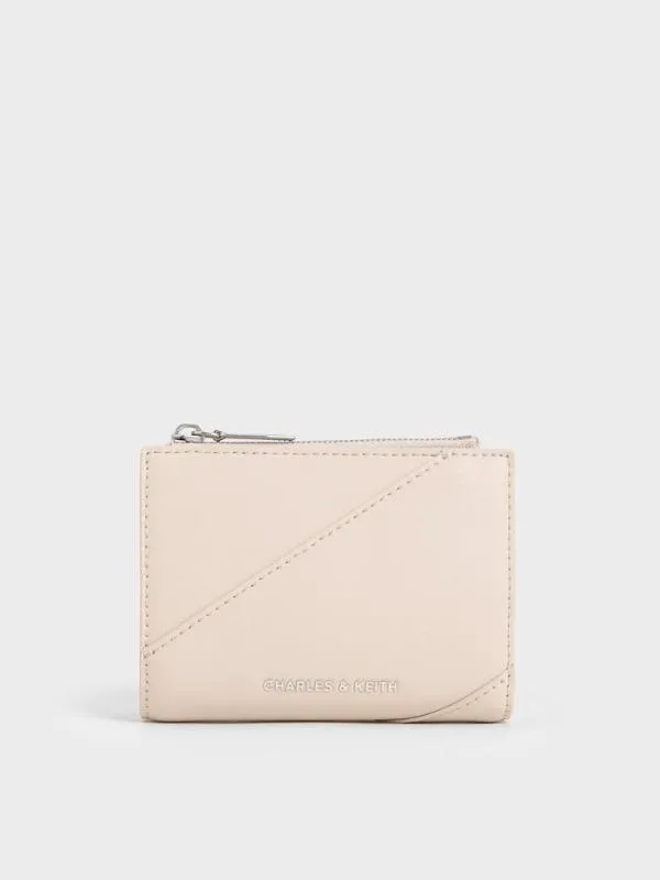 Women Trin StitchTrim Wallet 8211 Oat CHARLES and KEITH Small Wallets