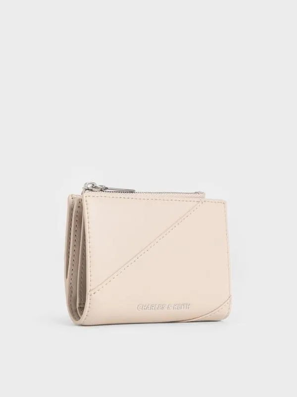 Women Trin StitchTrim Wallet 8211 Oat CHARLES and KEITH Small Wallets