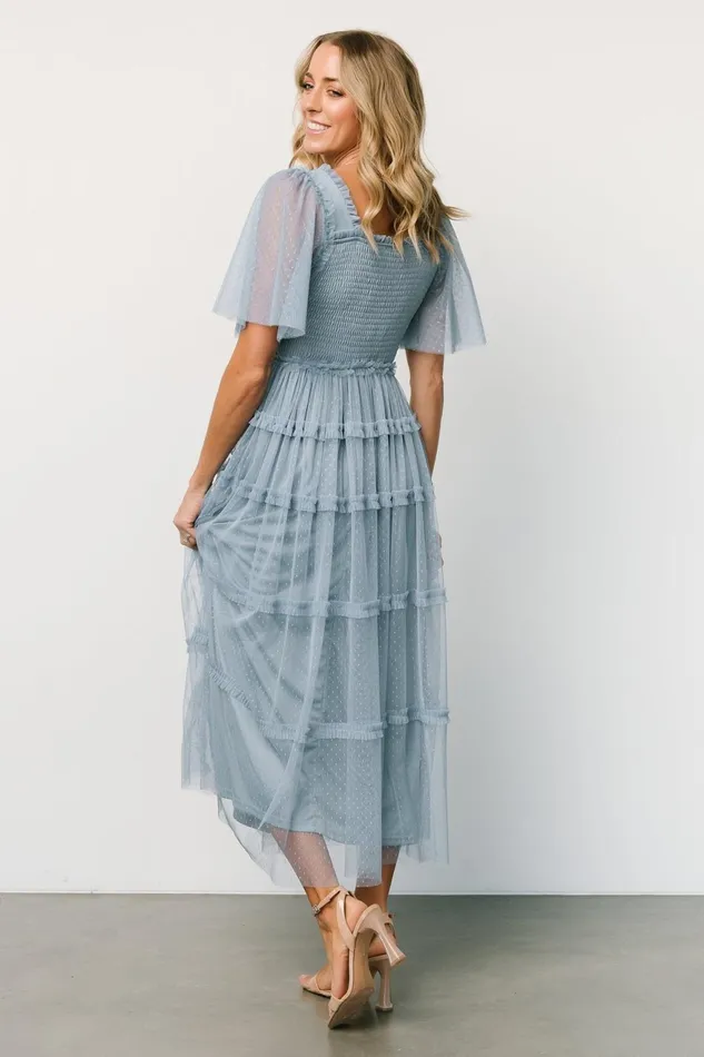 Women Tulle Styles Baltic Born Bexley Tulle Dress Dusty Blue