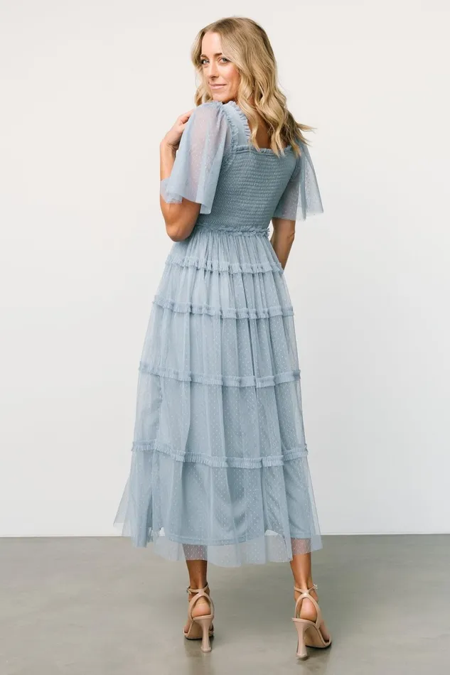 Women Tulle Styles Baltic Born Bexley Tulle Dress Dusty Blue