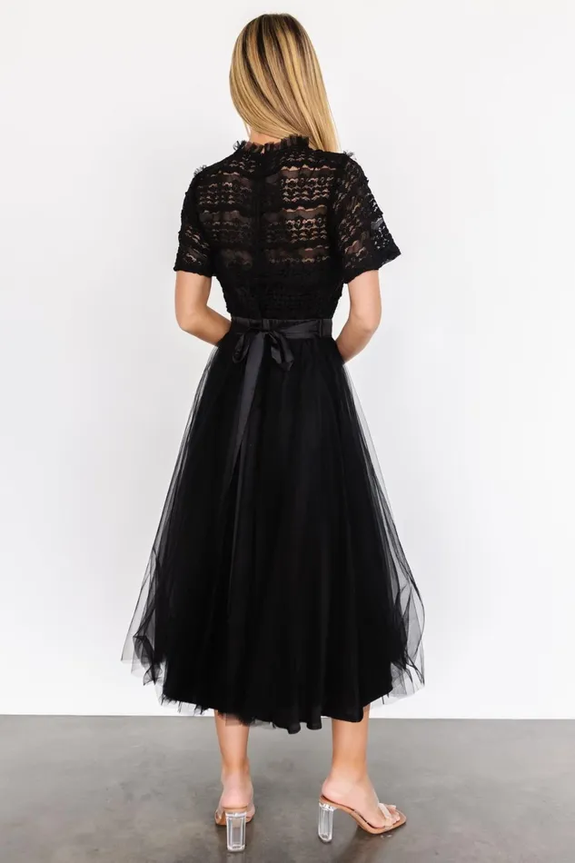 Women Tulle Styles Baltic Born Darcy Tulle Midi Dress Black Women Tulle Styles Baltic Born Darcy Tulle Midi Dress Black