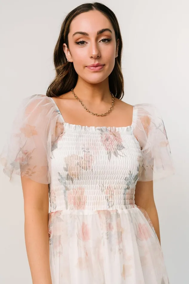 Women Tulle Styles Baltic Born Tivoli Tulle Short Dress White Multi Women Tulle Styles Baltic Born Tivoli Tulle Short Dress White Multi