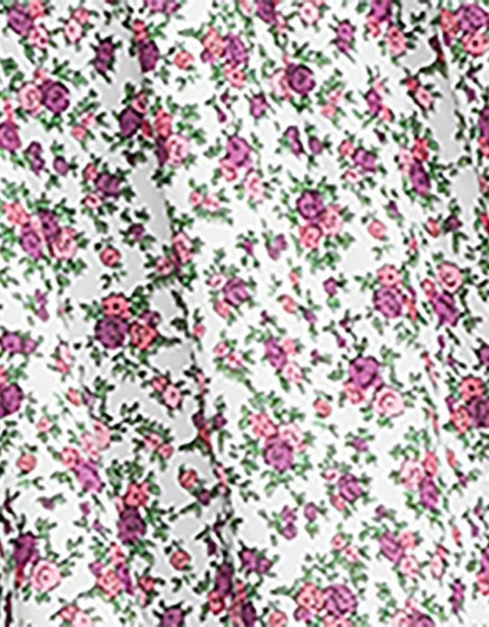 Women VINTAGE DITSY FLORAL MINI DRESS WHITE MULTI Betsey Johnson