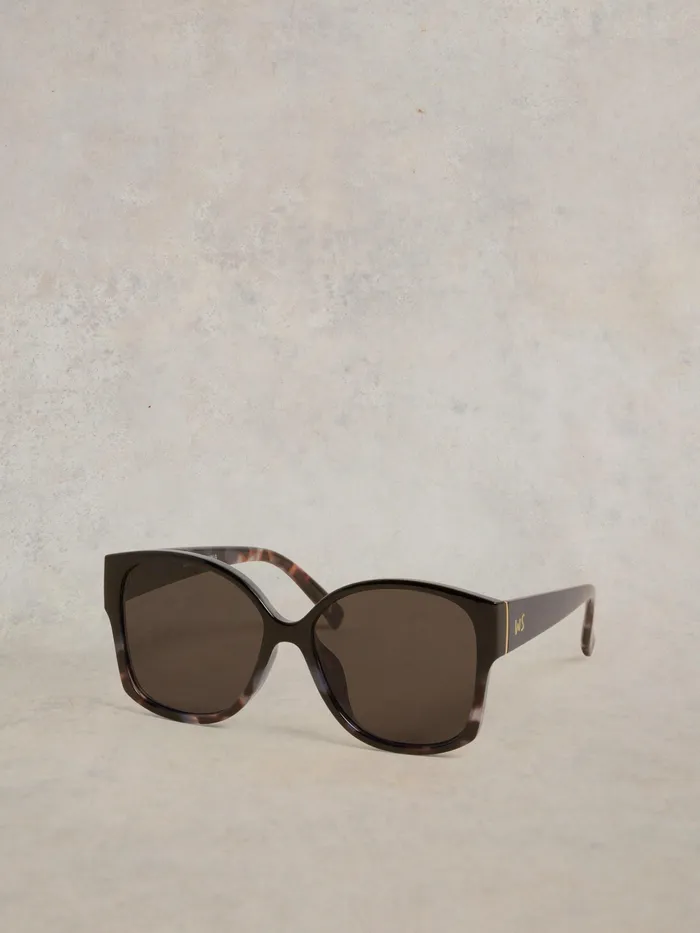 Women White Stuff Accessories Dee Angled Cateye Sunglasses