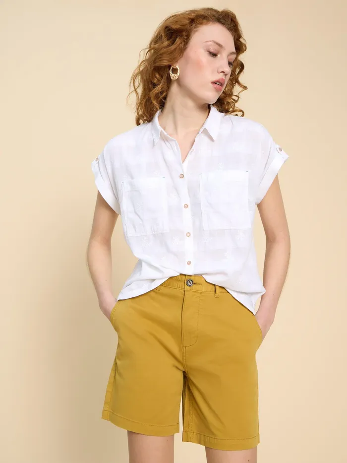 Women White Stuff Clothing Ellie Embroidered Shirt Women White Stuff Clothing Ellie Embroidered Shirt