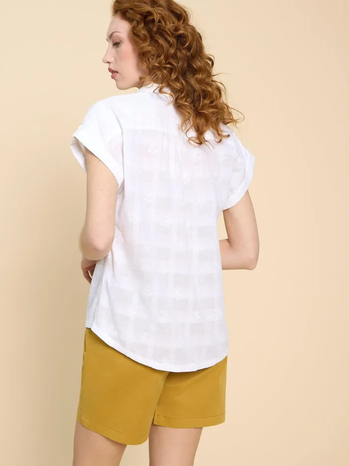 Women White Stuff Clothing Ellie Embroidered Shirt Women White Stuff Clothing Ellie Embroidered Shirt