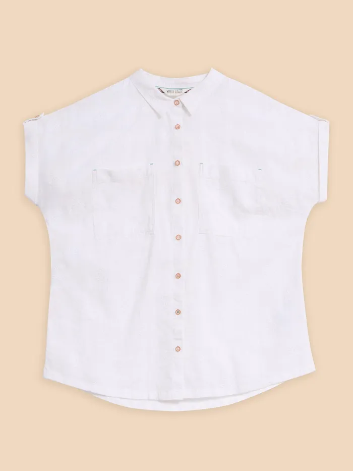 Women White Stuff Clothing Ellie Embroidered Shirt Women White Stuff Clothing Ellie Embroidered Shirt