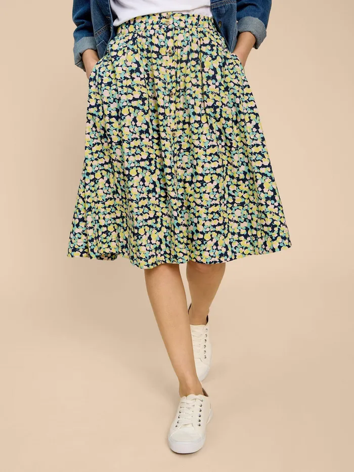 Women White Stuff Clothing Sarah Eco Vero Knee Skirt Women White Stuff Clothing Sarah Eco Vero Knee Skirt