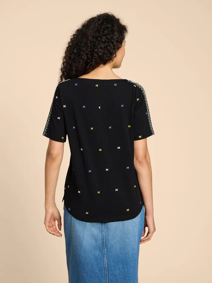 Women White Stuff Clothing WINNIE EMBROIDERED TOP Women White Stuff Clothing WINNIE EMBROIDERED TOP