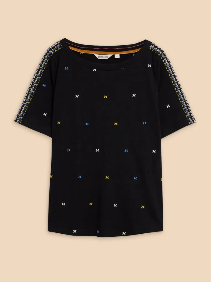 Women White Stuff Clothing WINNIE EMBROIDERED TOP Women White Stuff Clothing WINNIE EMBROIDERED TOP