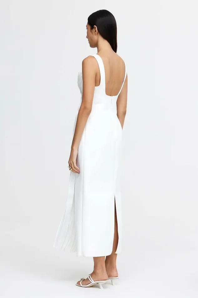 Women WIGBETH MIDI DRESS Ivory Acler Midi Dresses