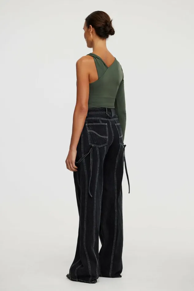 Women WYSON TOP Deep Olive Acler Tops