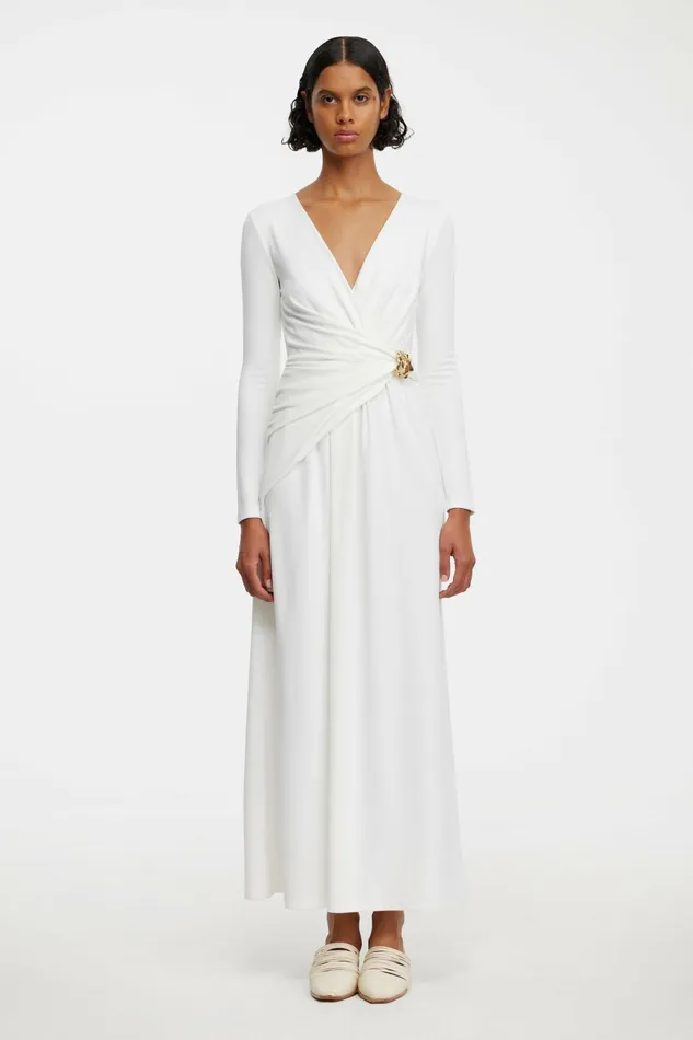 Women WYTHAM MIDI DRESS Ivory Acler Midi Dresses