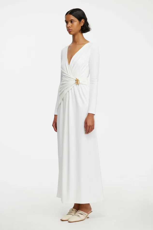 Women WYTHAM MIDI DRESS Ivory Acler Midi Dresses