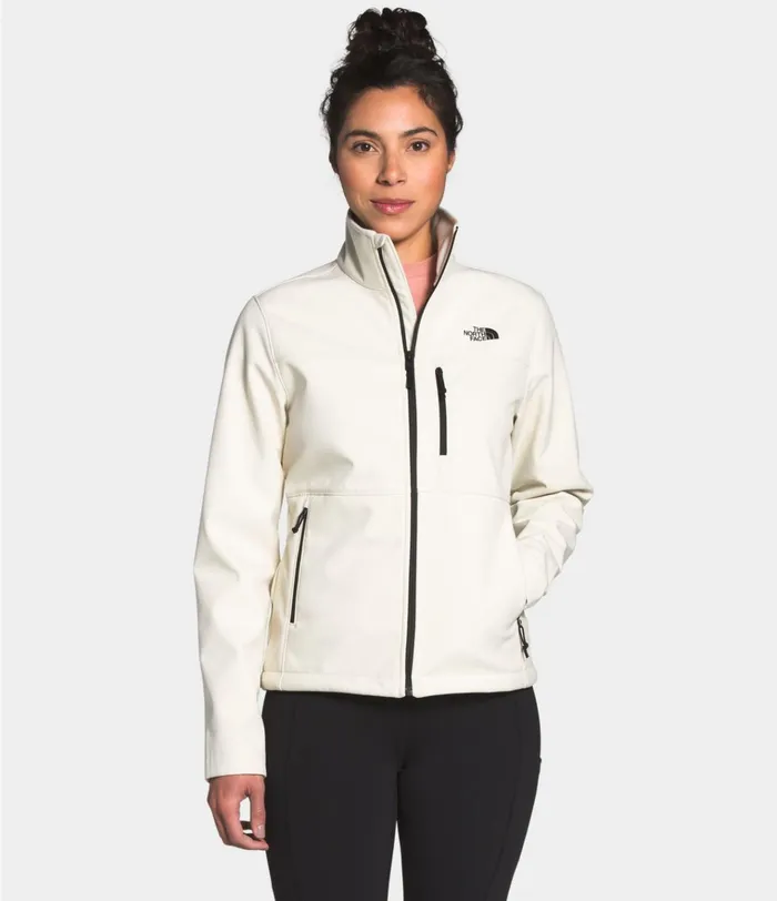 Womens Apex Bionic Jacket Vintage White Heather The North Face Softshell