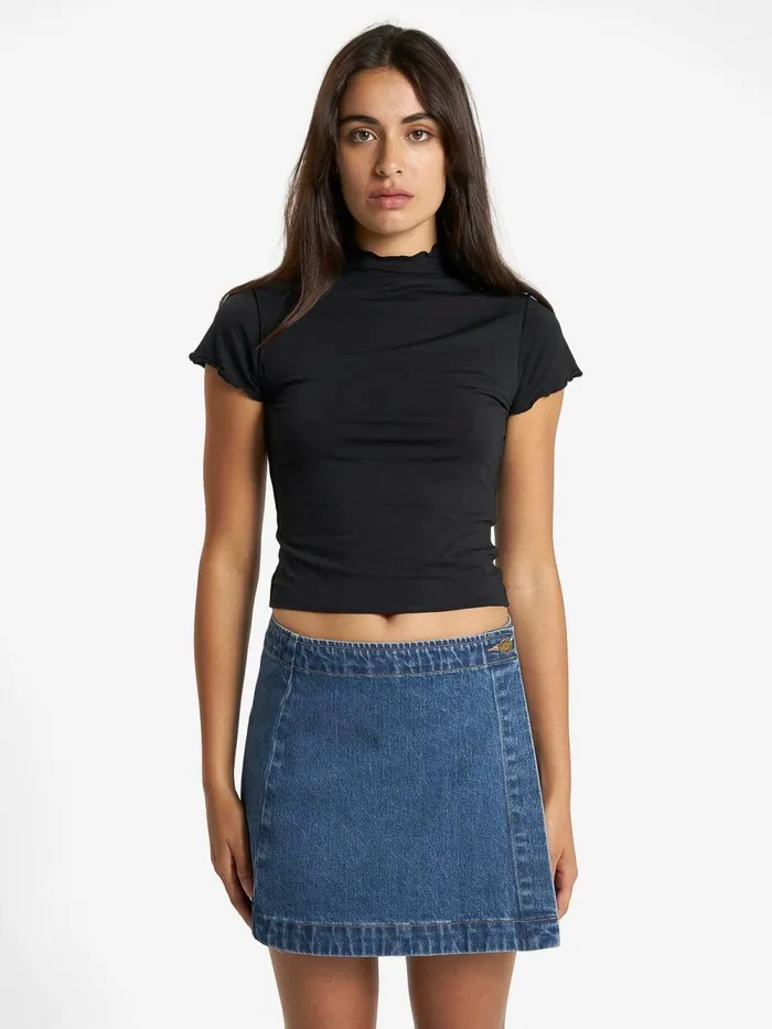 Womens Bailey Top Black Thrills Tops and Tees