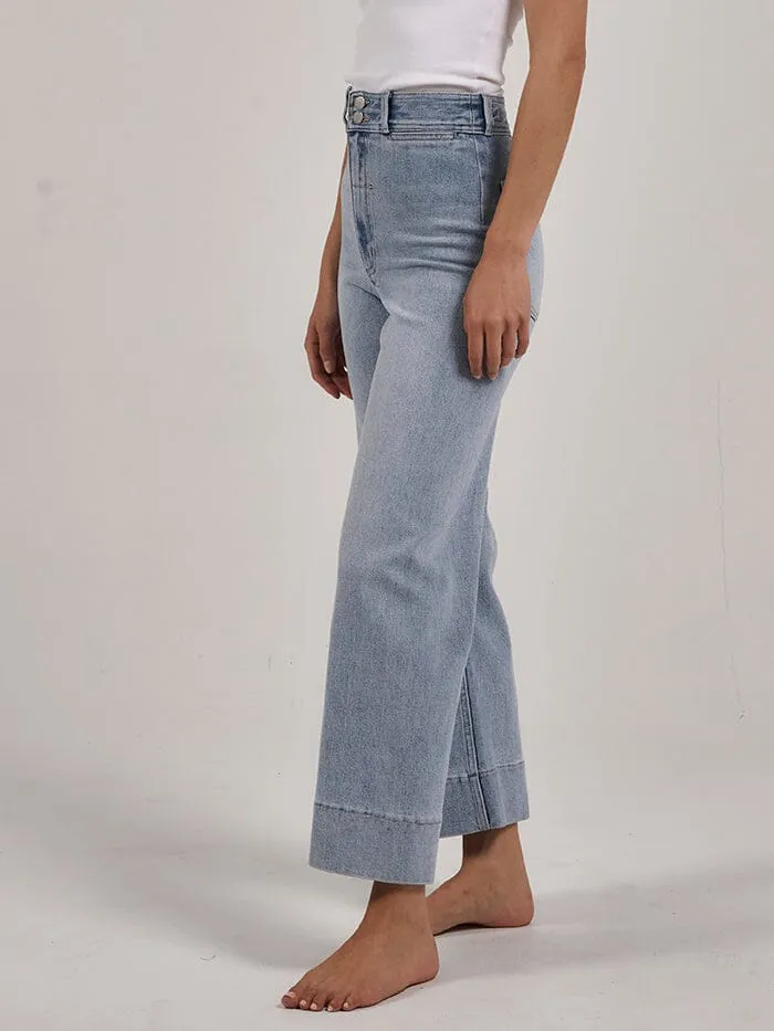 Womens Belle Stretch Jean Ash Blue Thrills High Waisted Jeans