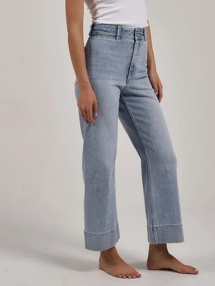 Womens Belle Stretch Jean Ash Blue Thrills High Waisted Jeans