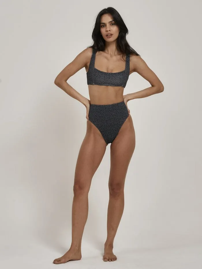 Womens Briar Parallel Bikini Top Petrol Thrills Swim
