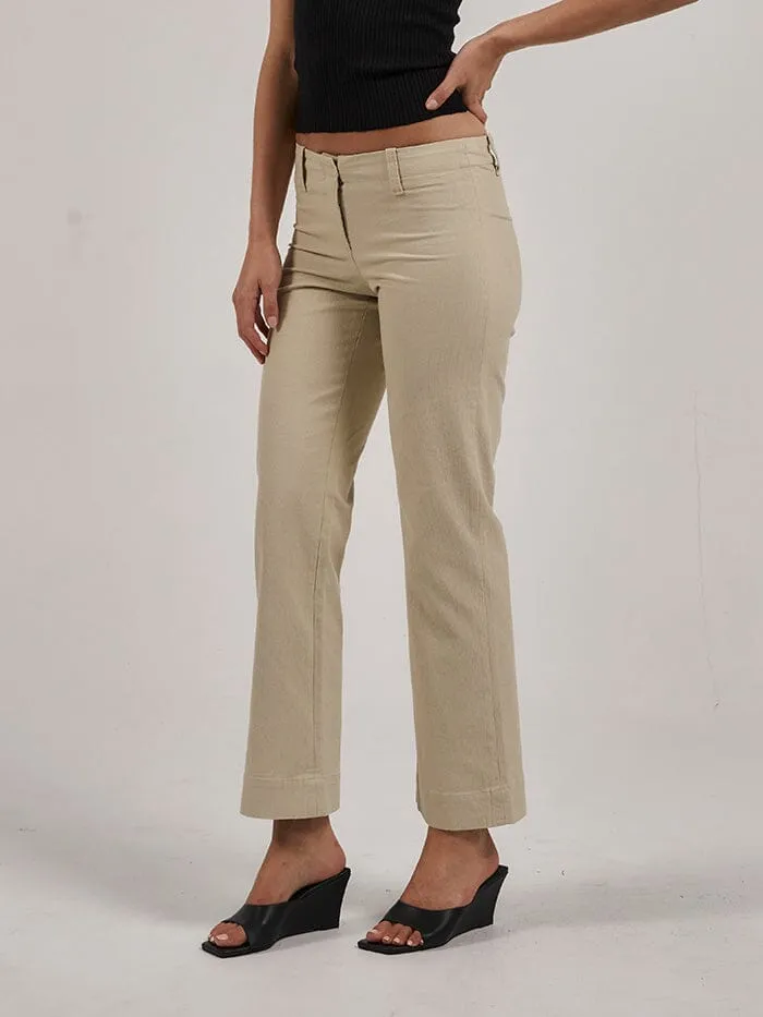 Womens Brit Pant Oatmeal Thrills Pants