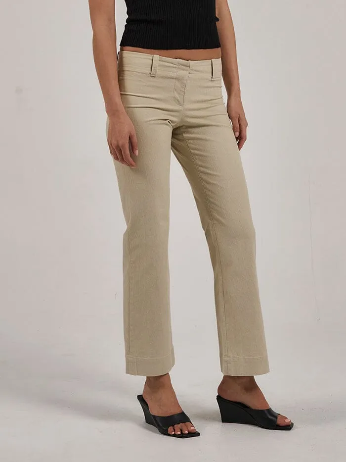 Womens Brit Pant Oatmeal Thrills Pants