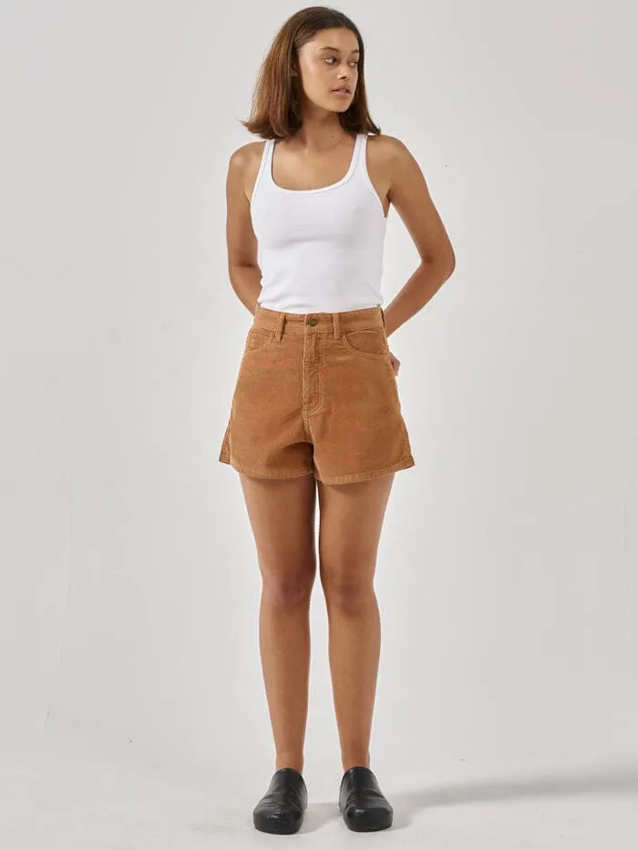 Womens Erica Cord Short Faded Tobacco Thrills Shorts