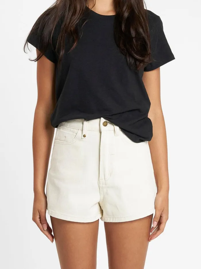 Womens Erica Short Heritage White Thrills Denim Shorts