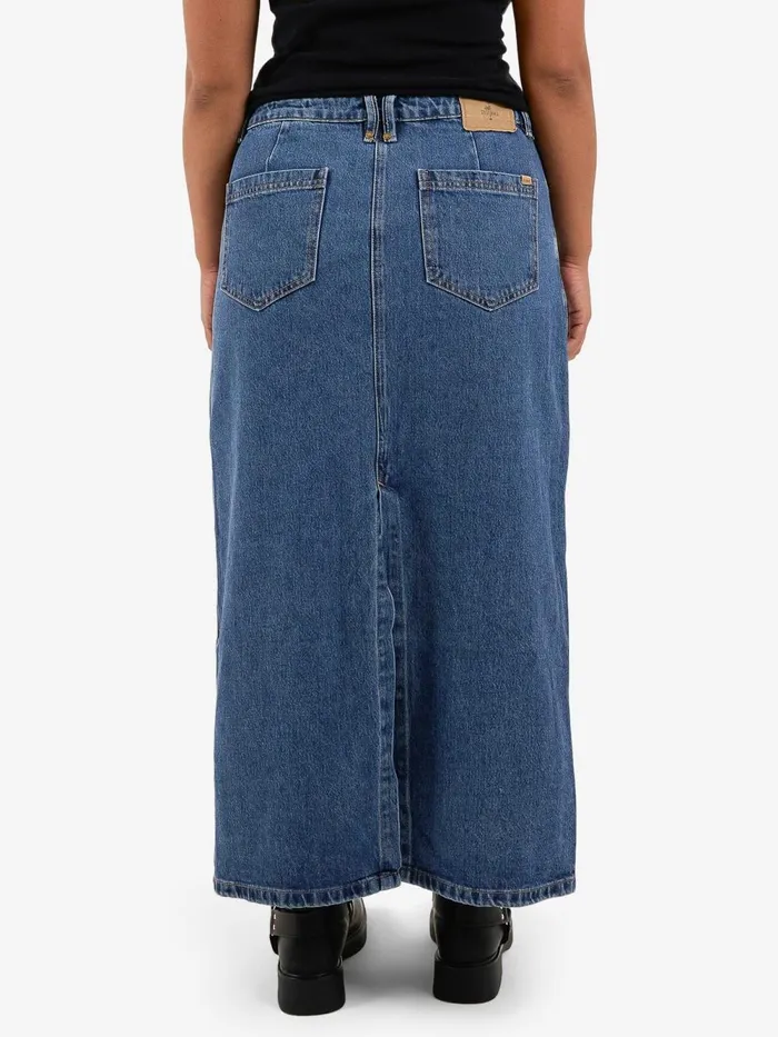 Womens Frankie Skirt Rinsed Blues Thrills Skirts