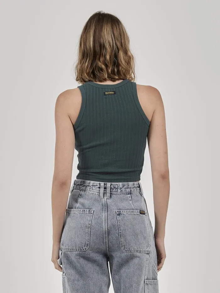 Womens Hard Yakka X Singlet Yakka Green Thrills Tops and Tees