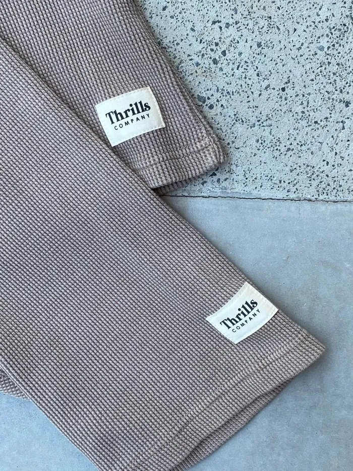 Womens Hiatus Waffle Tank Yak Thrills Tops and Tees
