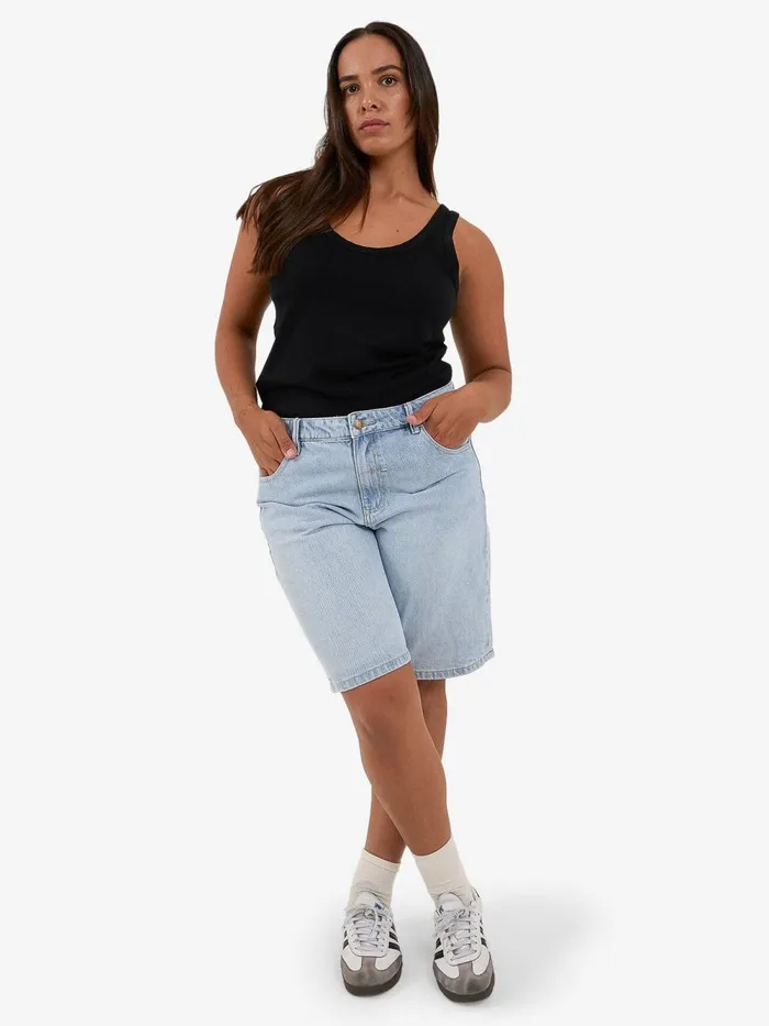 Womens Jordan Short Ash Blue Thrills Denim Shorts