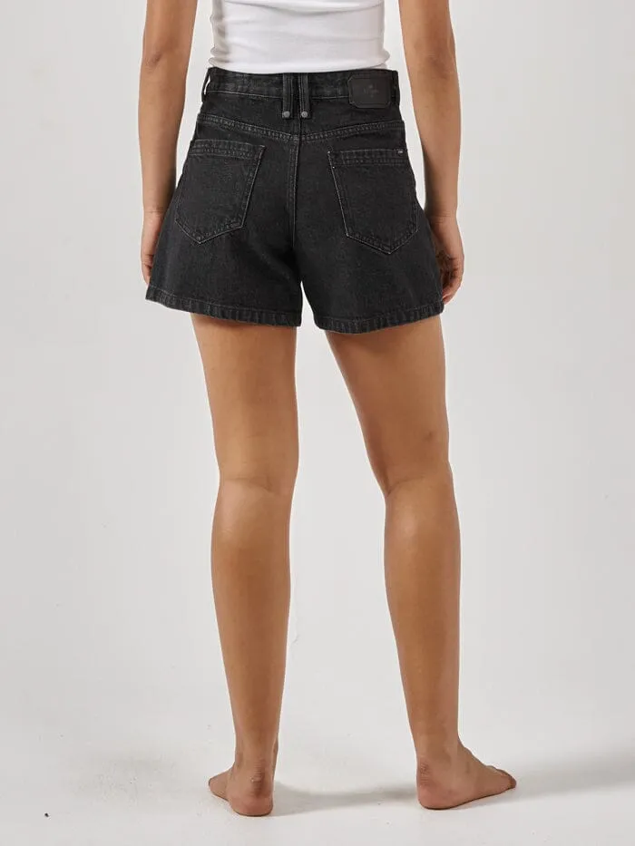 Womens Khloe Short Smoke Black Thrills Denim Shorts