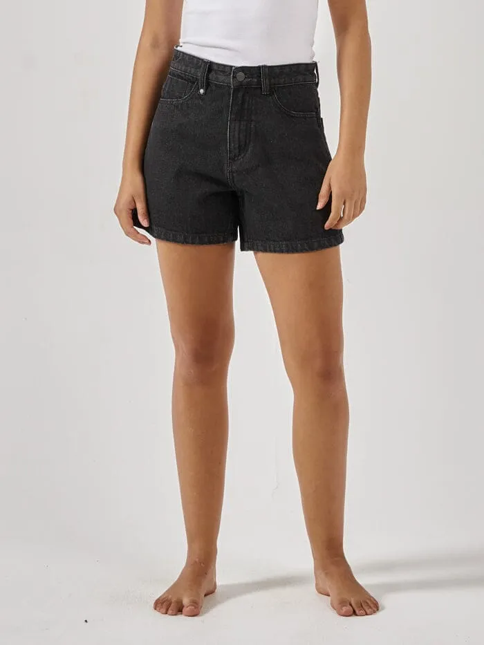 Womens Khloe Short Smoke Black Thrills Denim Shorts