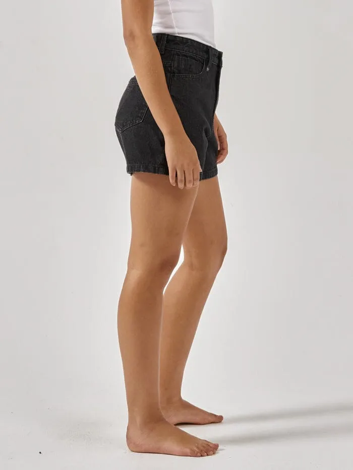 Womens Khloe Short Smoke Black Thrills Denim Shorts