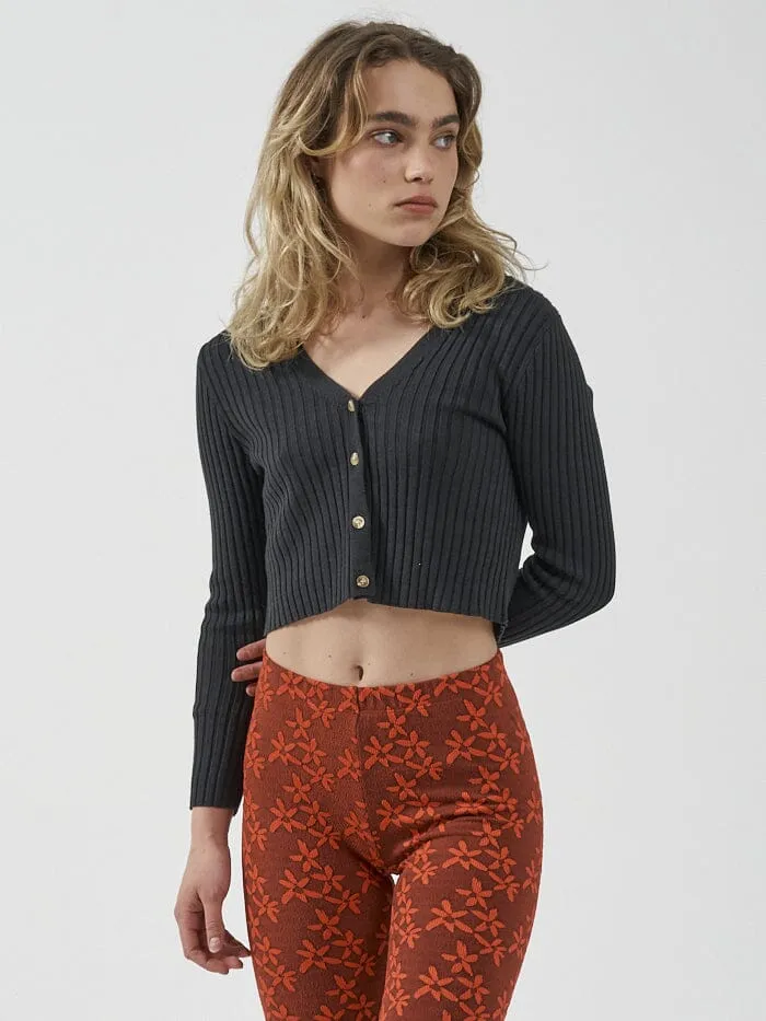 Womens Maya Knit Cardigan Black Thrills Sweaters and Fleece