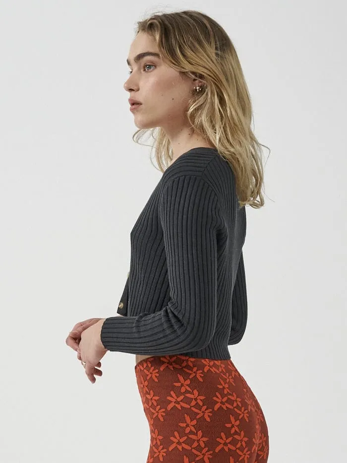 Womens Maya Knit Cardigan Black Thrills Sweaters and Fleece